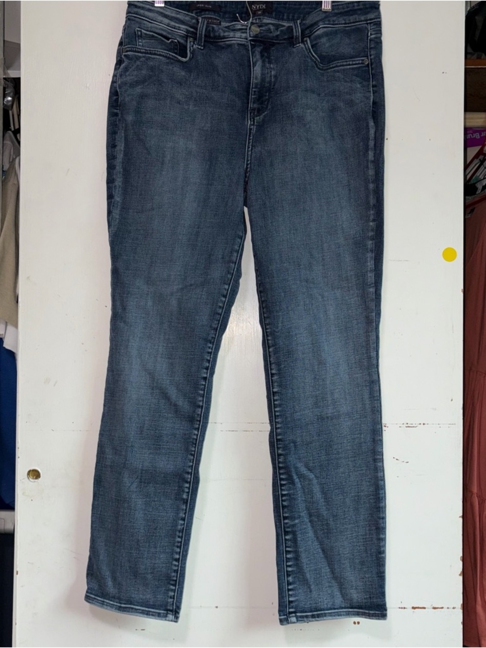 NYDJ Sheri Slim Straight Leg Jeans